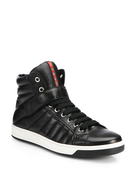 prada sneakers 2019|prada designer high top sneakers.